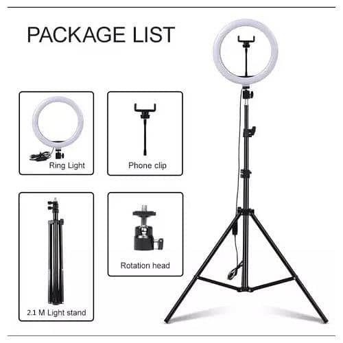 26cm Ringlight With 7 Feet Triod Stand 0