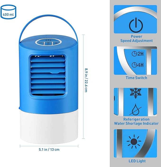 Portable Air Conditioners Fan, VOSAREA Personal Air Cooler mini c288 3