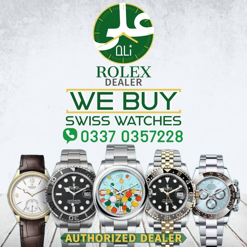 MOST Trusted BUYER In Swiss Watches ALI Rolex Dealer Used New 1