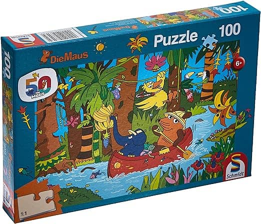 Schmidt Spiele Puzzle 56313 The Mouse, In the Jungle, 100 Pieces c180 0