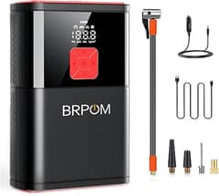 BRPOM Car Tire Inflator, [Cordless & DC Two Modes] 6000mAh 150PSI a571