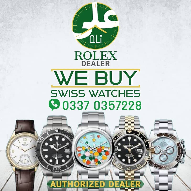 MOST Trusted Name In Swiss Watches Buyer ALI Rolex Dealer Used New 1