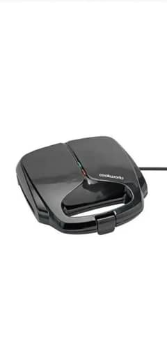 Cookworks 2 Portion Sandwich Toaster Locked Until Your Toastier c56 0
