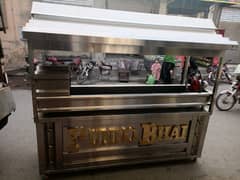 Bar B Q counter 72"+30"84" stainless steel  fastfood pizza oven