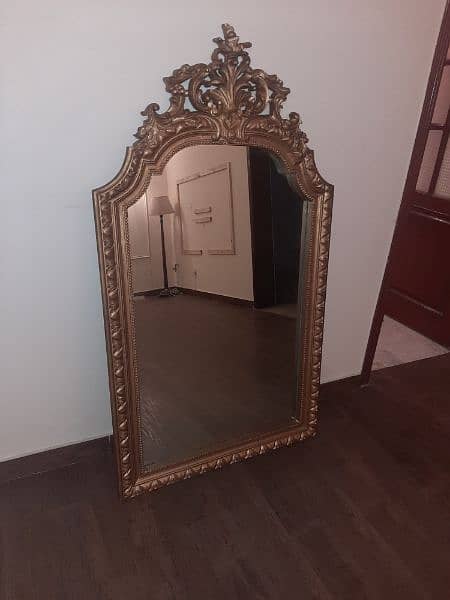 wall mirror 3*5ft wooden 1