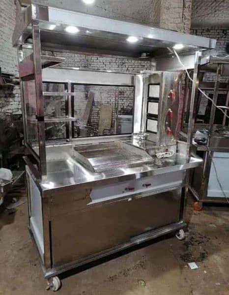 Fast food counter ss Food grade
(18) gauge 16 litre fryer
16 gauge 15