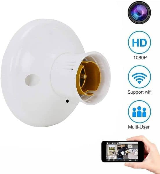 Led bulb camera IP wifi 3 antina camera CCTV camera 4
