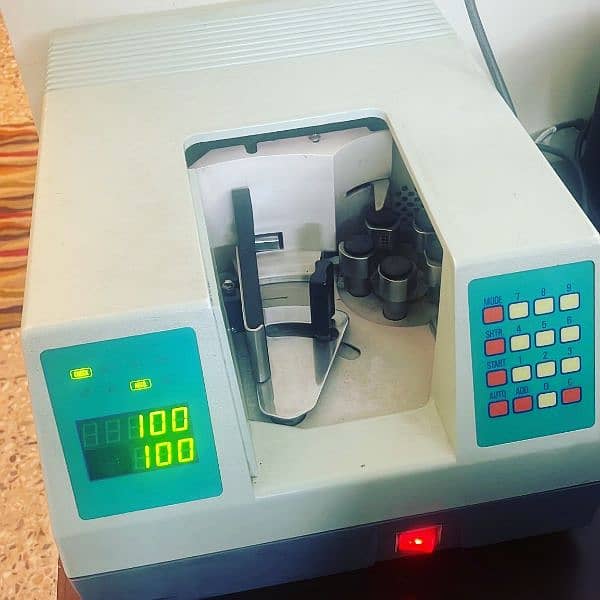 Cash counting machine,Bank packet counting, Mix value counter,Starting 12