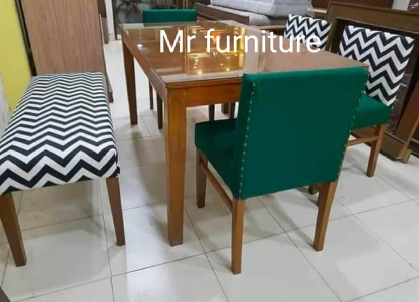 luxury dining table/shesham wood chairs/solid center table sale in lah 5