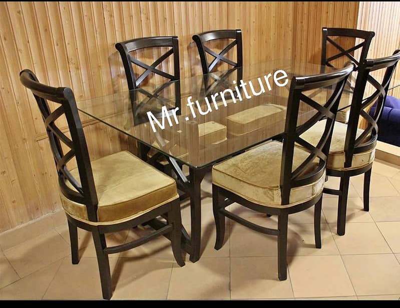 luxury dining table/shesham wood chairs/solid center table sale in lah 13