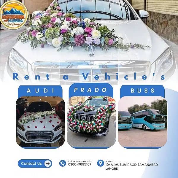 Rent A Car | mercedes| Audi | V8 | limousine| land cruiser |prado |BMW 4