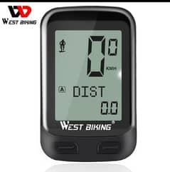 west biking wireless bicycle computer speedometer odometer stopwatch 0