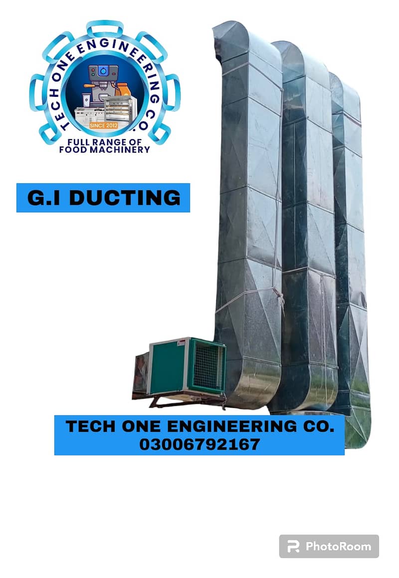Ducting|Commercial kitchen Ventilation|G. I Ducting 1