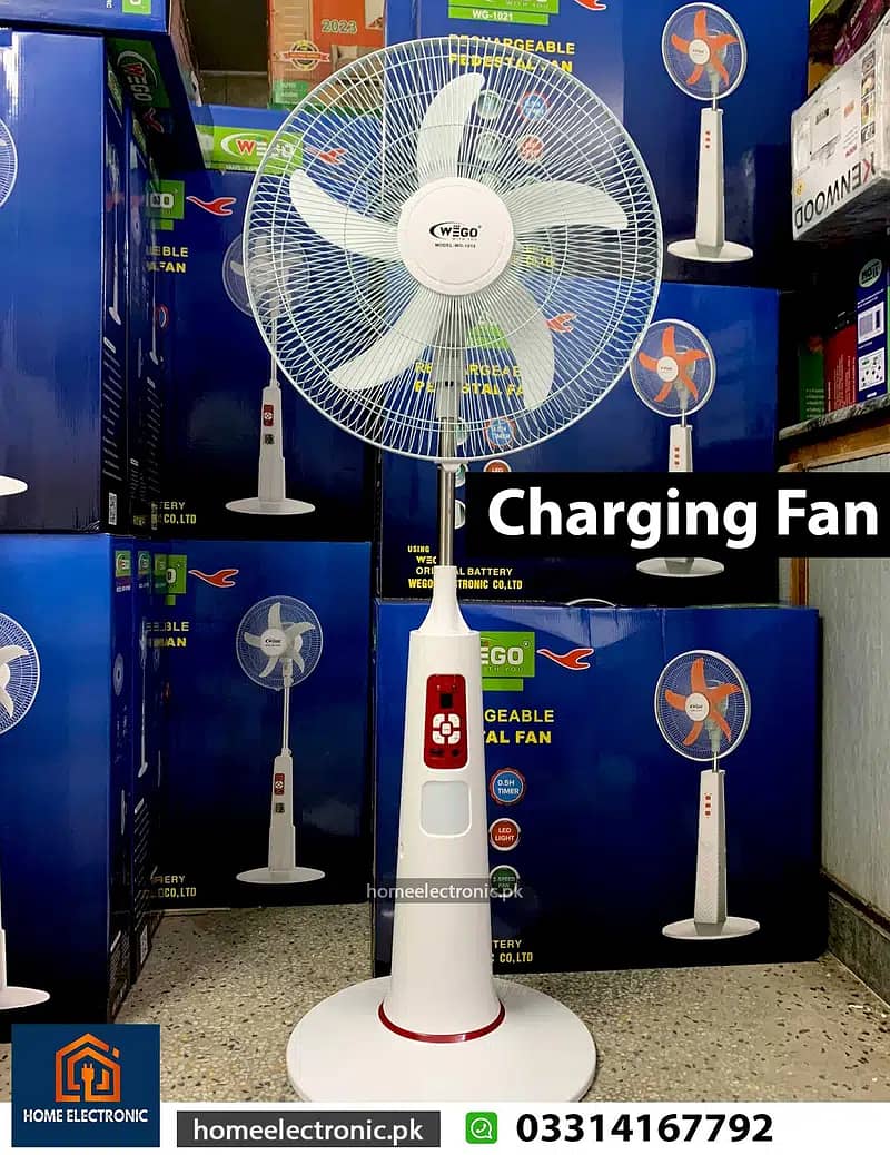 Charging Fan / Rechargeable Ac/Dc 12Volt - Imported 2024 3