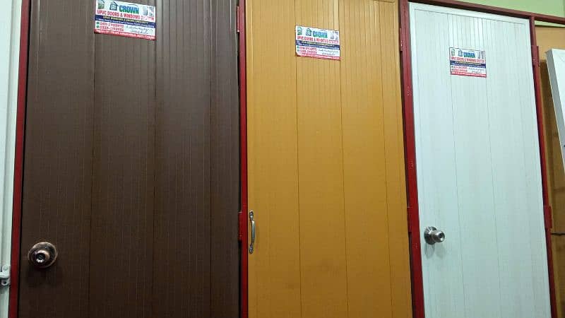 bathroom doors/PVC Doors/PVC windows/UPVC Doors/UPVC windows 0