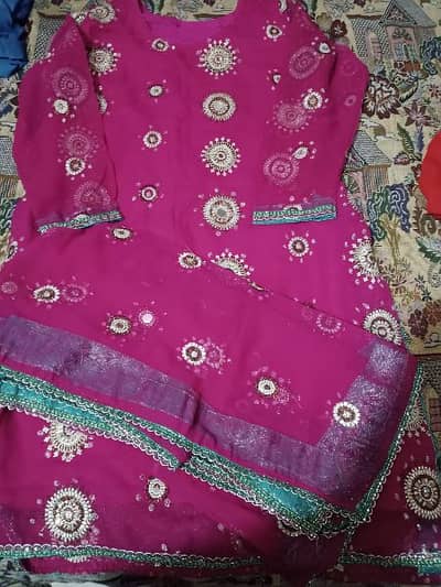 3 piece suit embroided