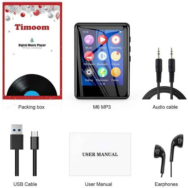 timoom mini tablet MP3 player mp4 with speaker 2
