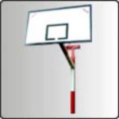 Basketball hoop stand With Adjustable height 0