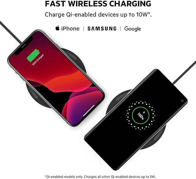 Belkin Quick Charge Wireless Charging Pad - 10W Qi A109 3