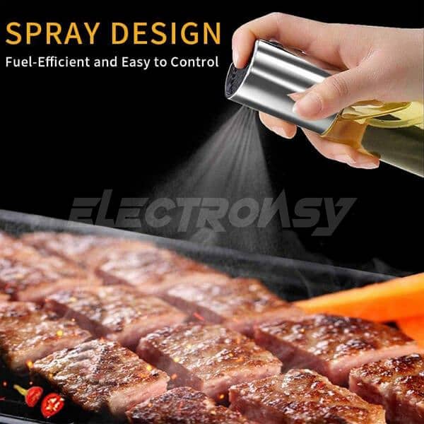 Oil Spray Bottle For Cooking (Glass) 1