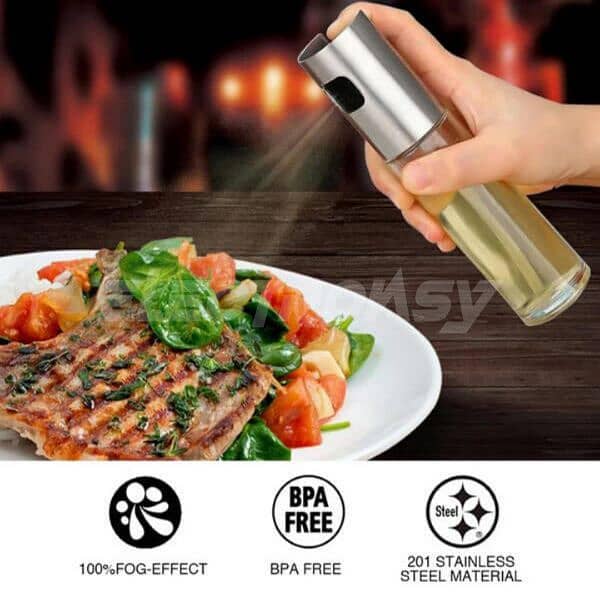 Oil Spray Bottle For Cooking (Glass) 5