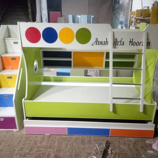 Beautiful bunk bed for kids double bed 0