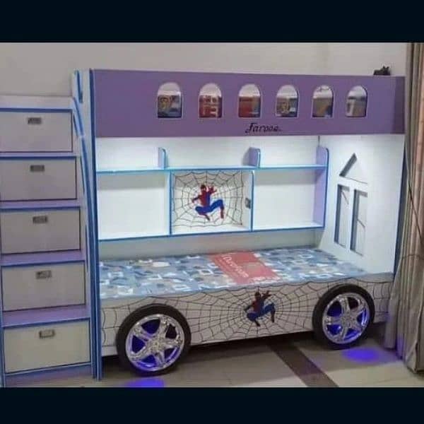 Beautiful bunk bed for kids double bed 2