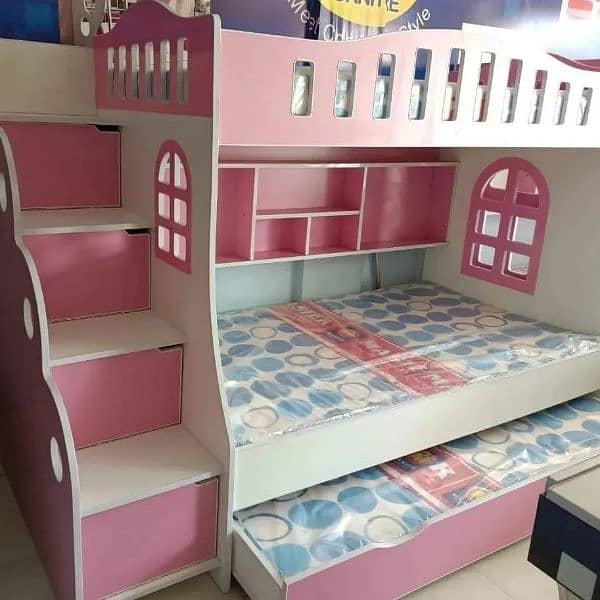 Beautiful bunk bed for kids double bed 4