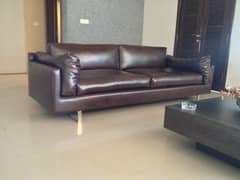 Leather Couch 3 Seater Sofa Modern Contemporary BoConcept
