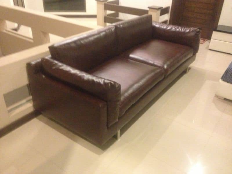 Leather Couch 3 Seater Sofa Modern Contemporary BoConcept 6