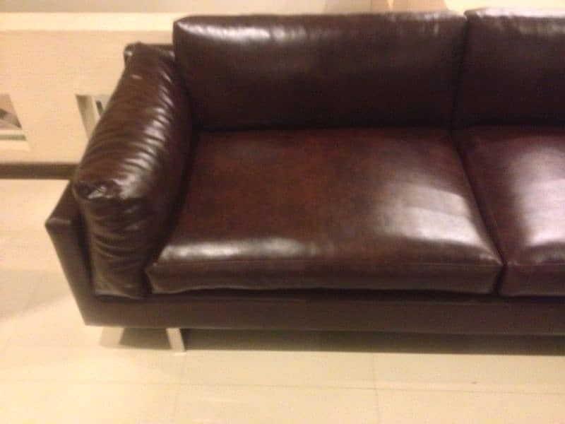 Leather Couch 3 Seater Sofa Modern Contemporary BoConcept 7