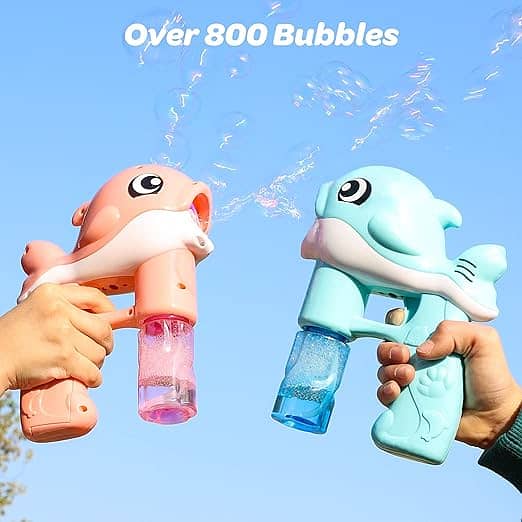 Kids Bubble Gun Toy Whale Automatic Bubble Making Machine a166 1