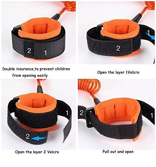 kids AntiLost Wrist Link Belt, Rotate 360 Degrees Without Restriction 4