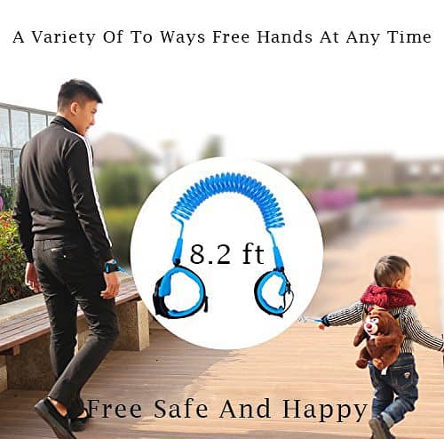 Anti Lost Wrist Link Safety Harness Strap,Rotate 360 Degrees 0
