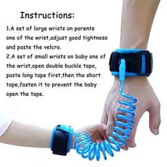 Child Kids AntiLost Wrist Link Safety Harness Strap Rotate 360 , SAFE 0