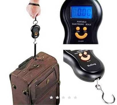 50kg Weight Scale Portable Hanging Digital Scale  Business Traveling 6