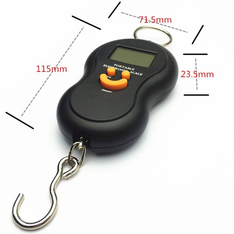 50kg Weight Scale Portable Hanging Digital Scale  Business Traveling 4