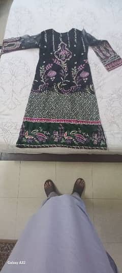 Fully Embroidred Dress for sale medium size