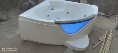 Acrylic jacuuzi/Bathroom Jacuzzi Bath tub Corian and PVC vanities