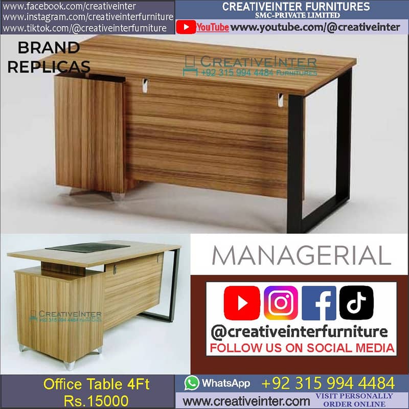 Office table Executive Chair Conference Reception Manager Table Desk 19