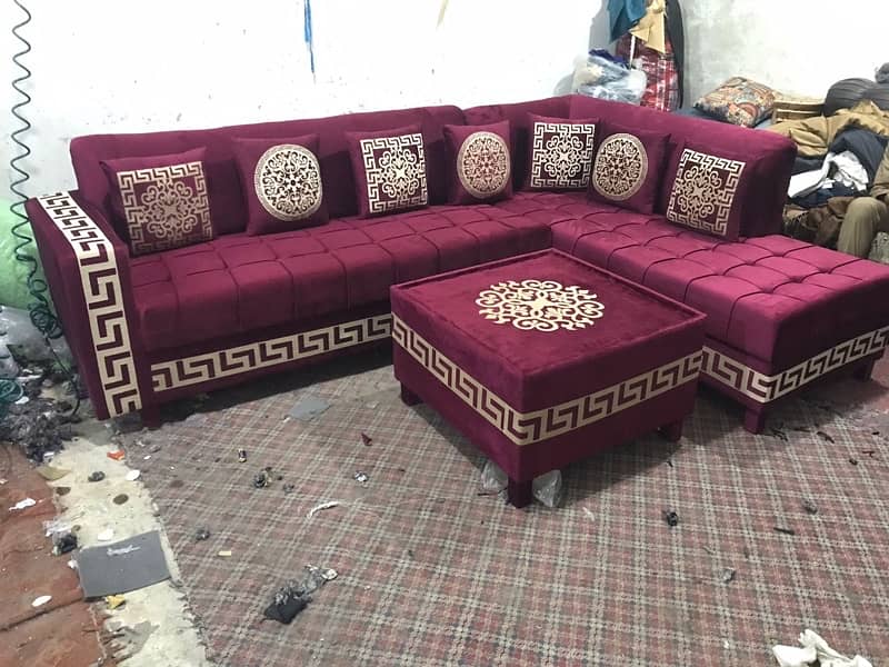 L shape sofa/sofa set/wooden sofa/sofa cum bed/6 seater sofa 8