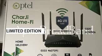 PTCL Home-Fi is a wireless internet Router