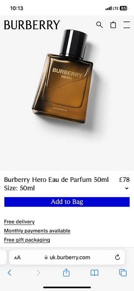 Burberry Hero Eau de Parfum 4