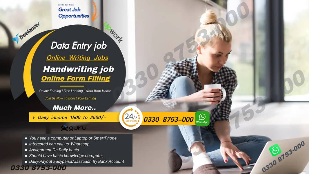 Assignment writing Jobs Daily Income:1500 to 2500 Per Assignment/- 0