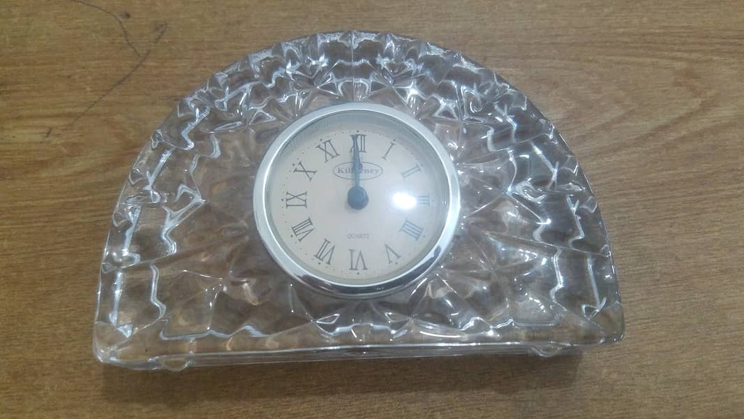 Killarney Crystal (Ireland) Large Dome Mantle Clock. O3244833221 0