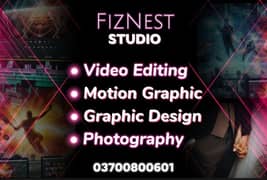 Video editor & graphic designer service