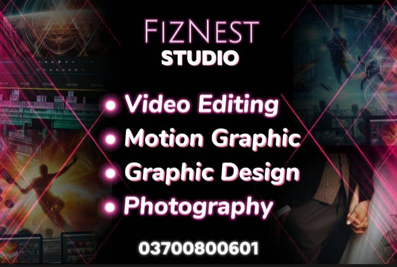 Professional Video Editing Graphic Design Service 0