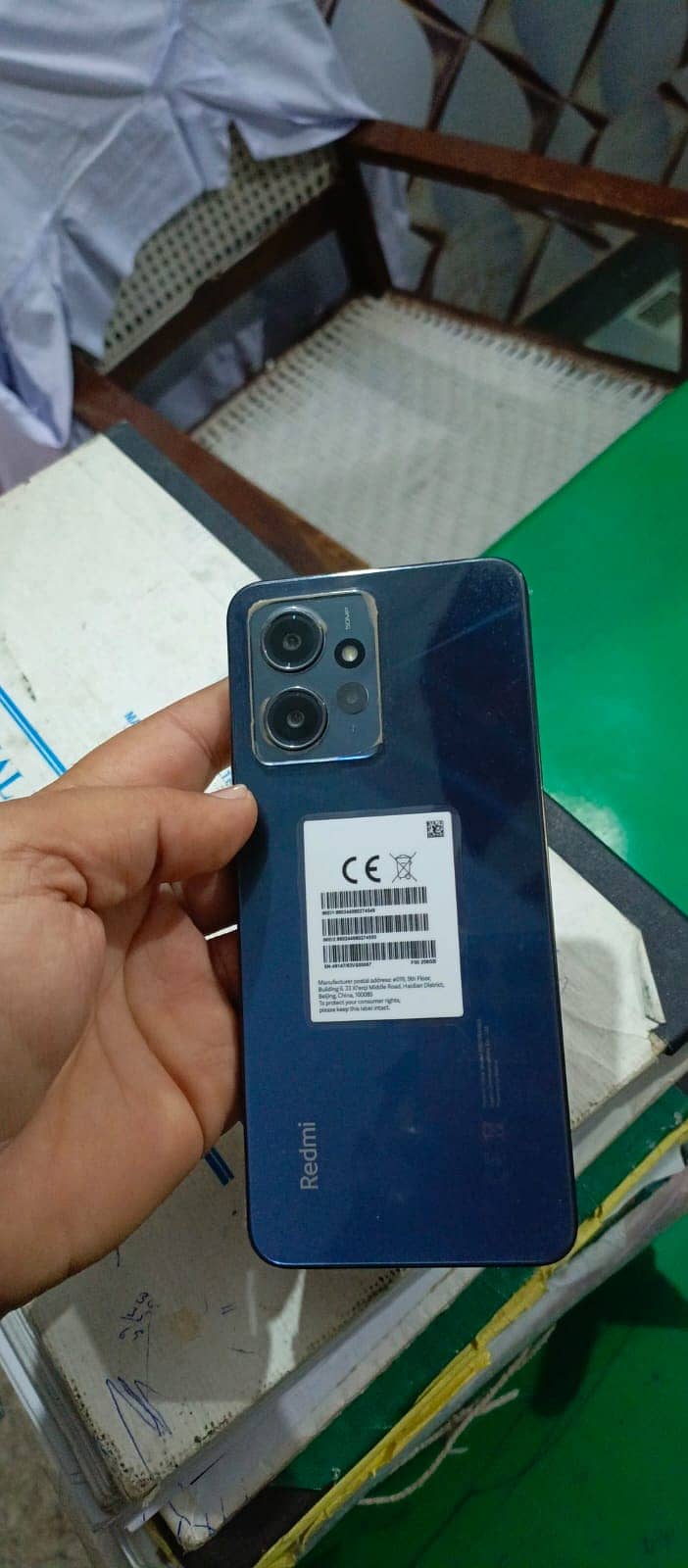 Redmi note 12 8/256 for sale condition 10/10 daba charger 2