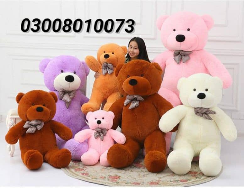 Teddy bears 3ft, 5ft, 7ft, 8ft soft Stuff toy for kids , birthday gift 1