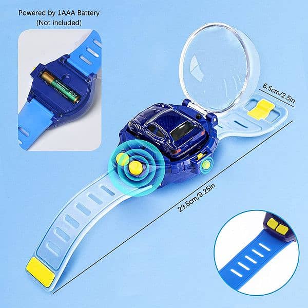 Mini Watch Remote Control Car Rechargeable Car - USB Charging 4